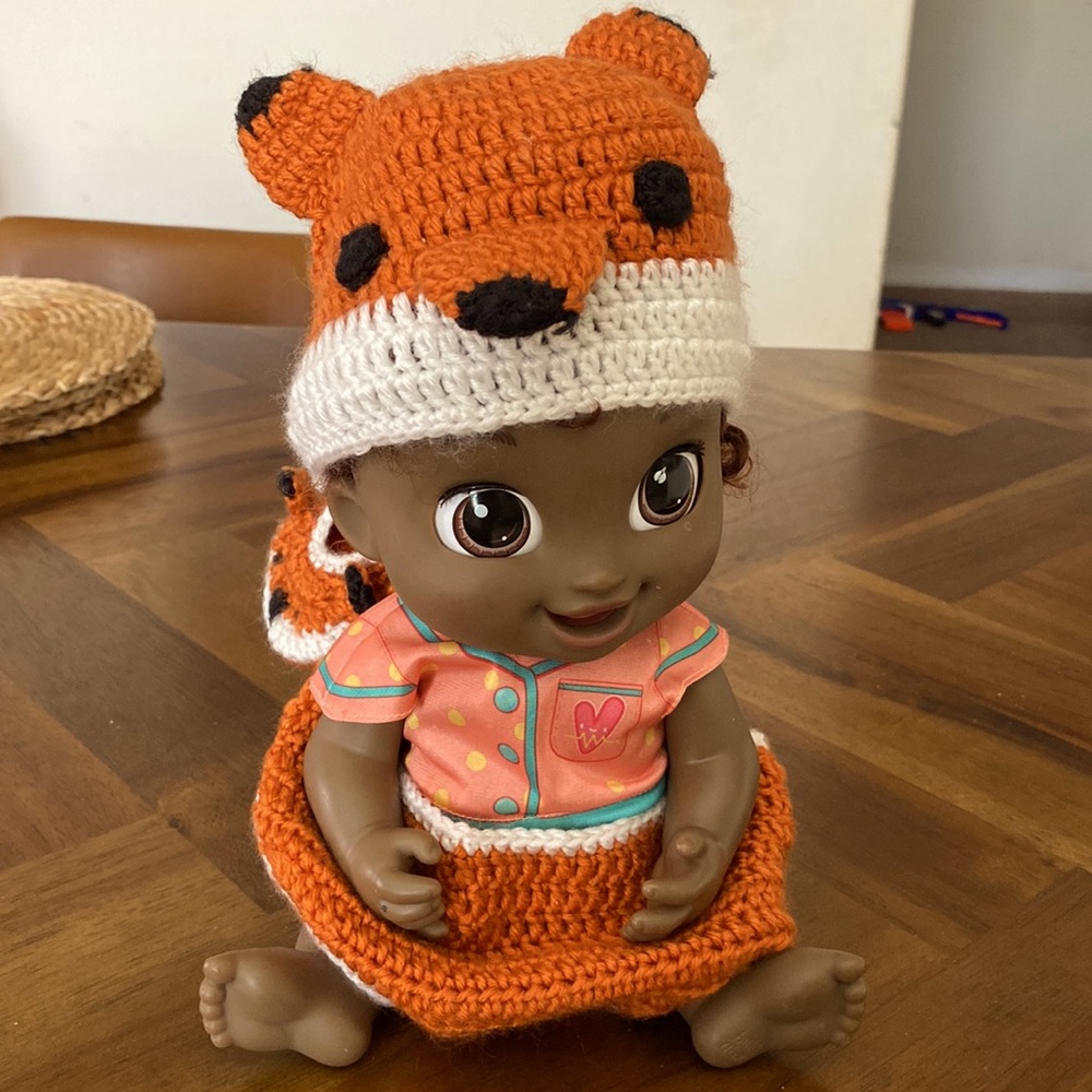 4 piece Infant crotched style Fox Halloween costume